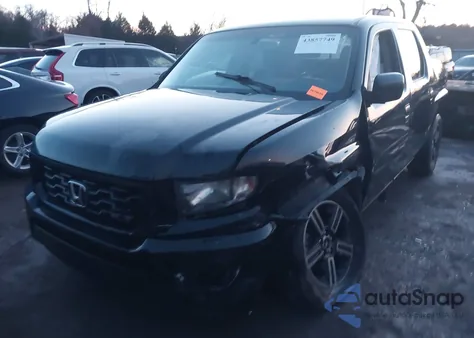 2014 Honda Ridgeline Sport from USA, damaged, VIN 5FPYK1F78EB011819